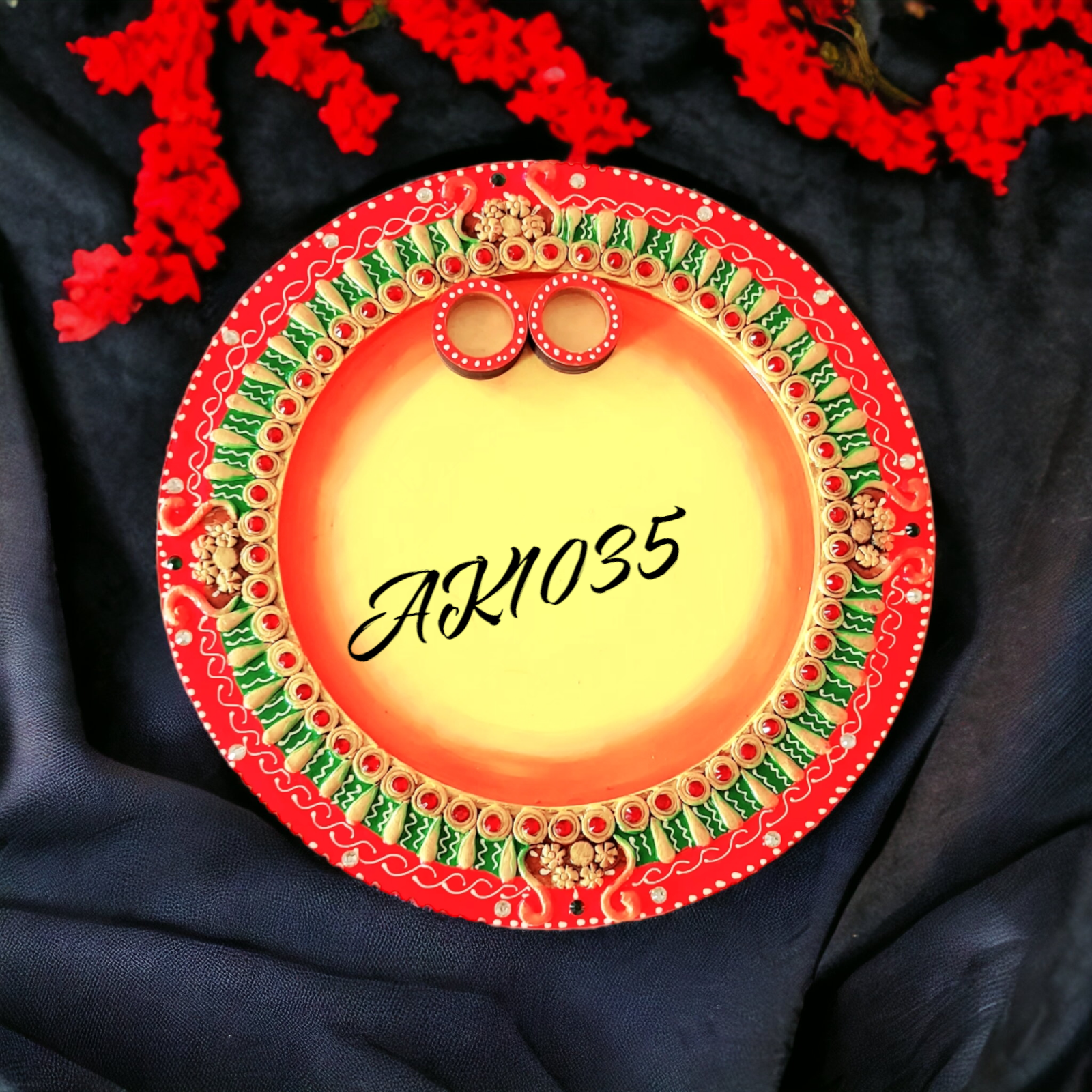 DIYA RANGOLI SET OF 6 WITHOUT CANDLE